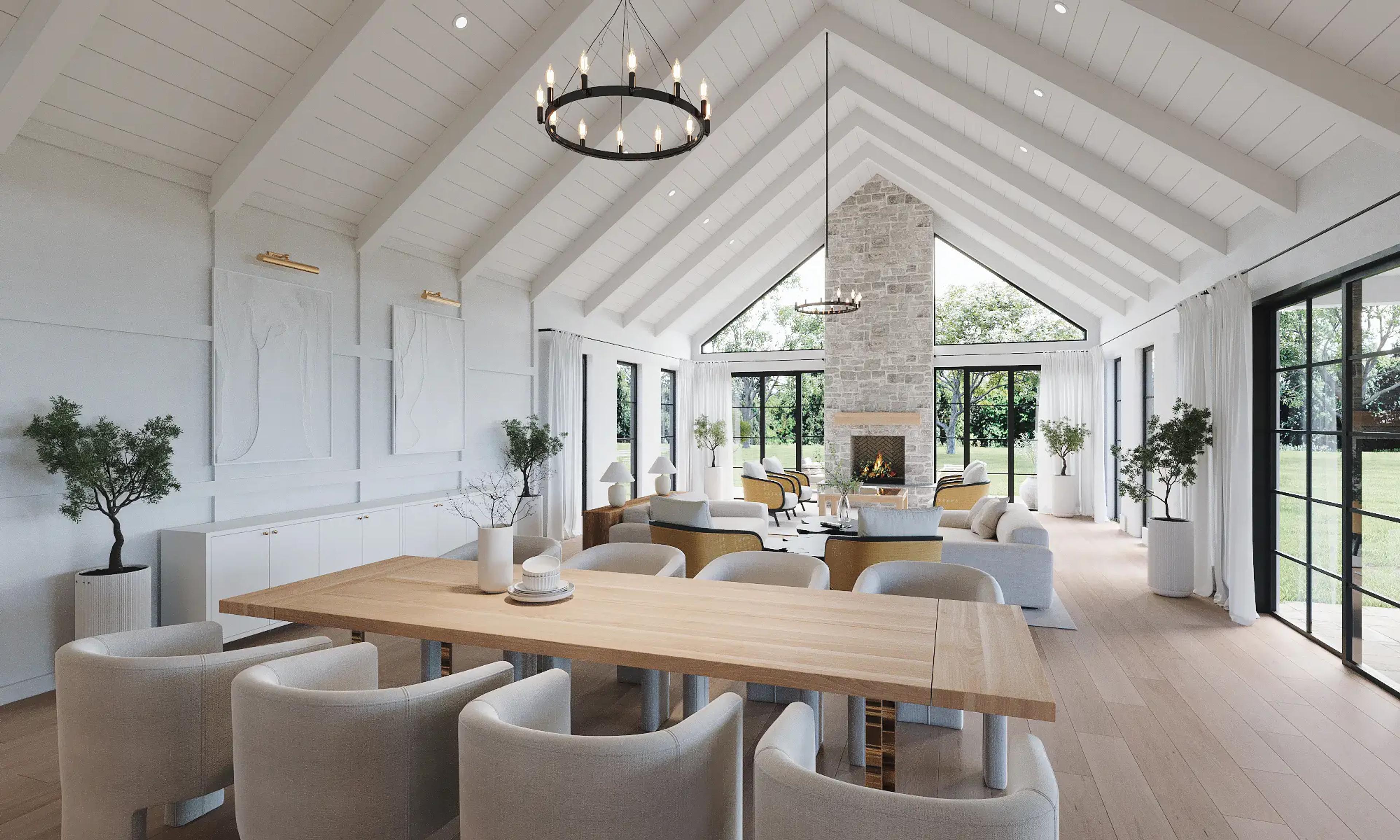 Gibbston Back House concept render by Invilla Architecture