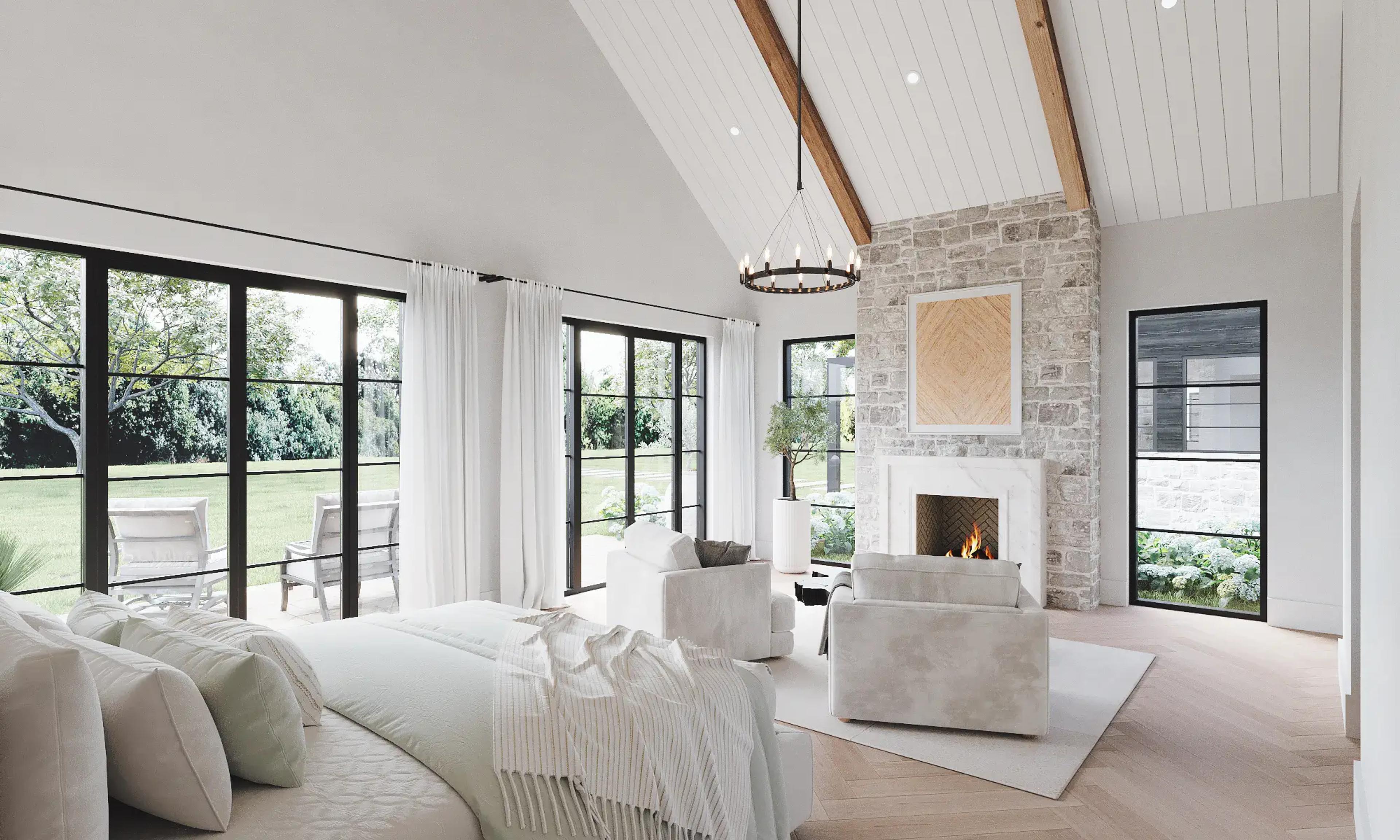 Gibbston Back House concept render by Invilla Architecture