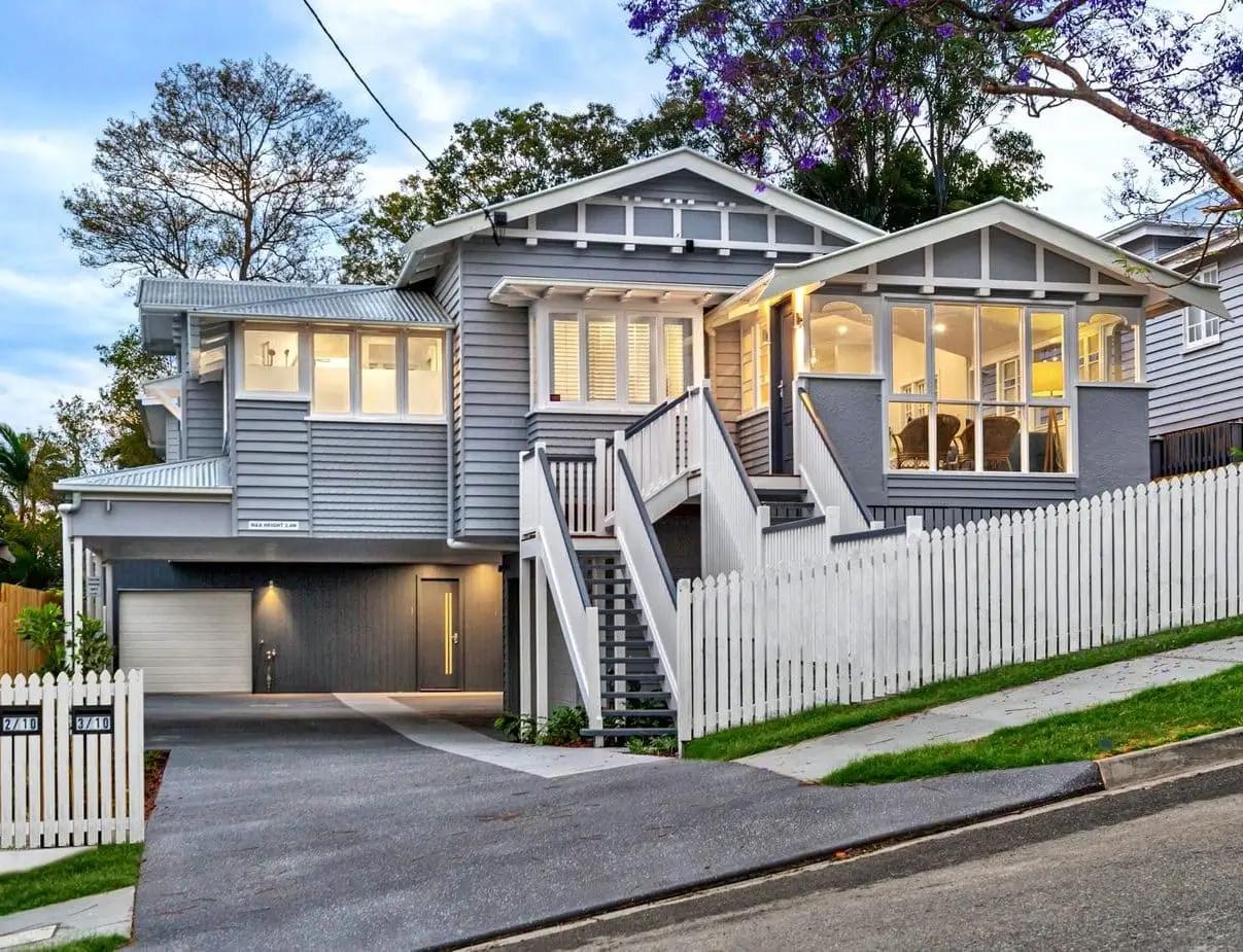 A queenslander property on a hill