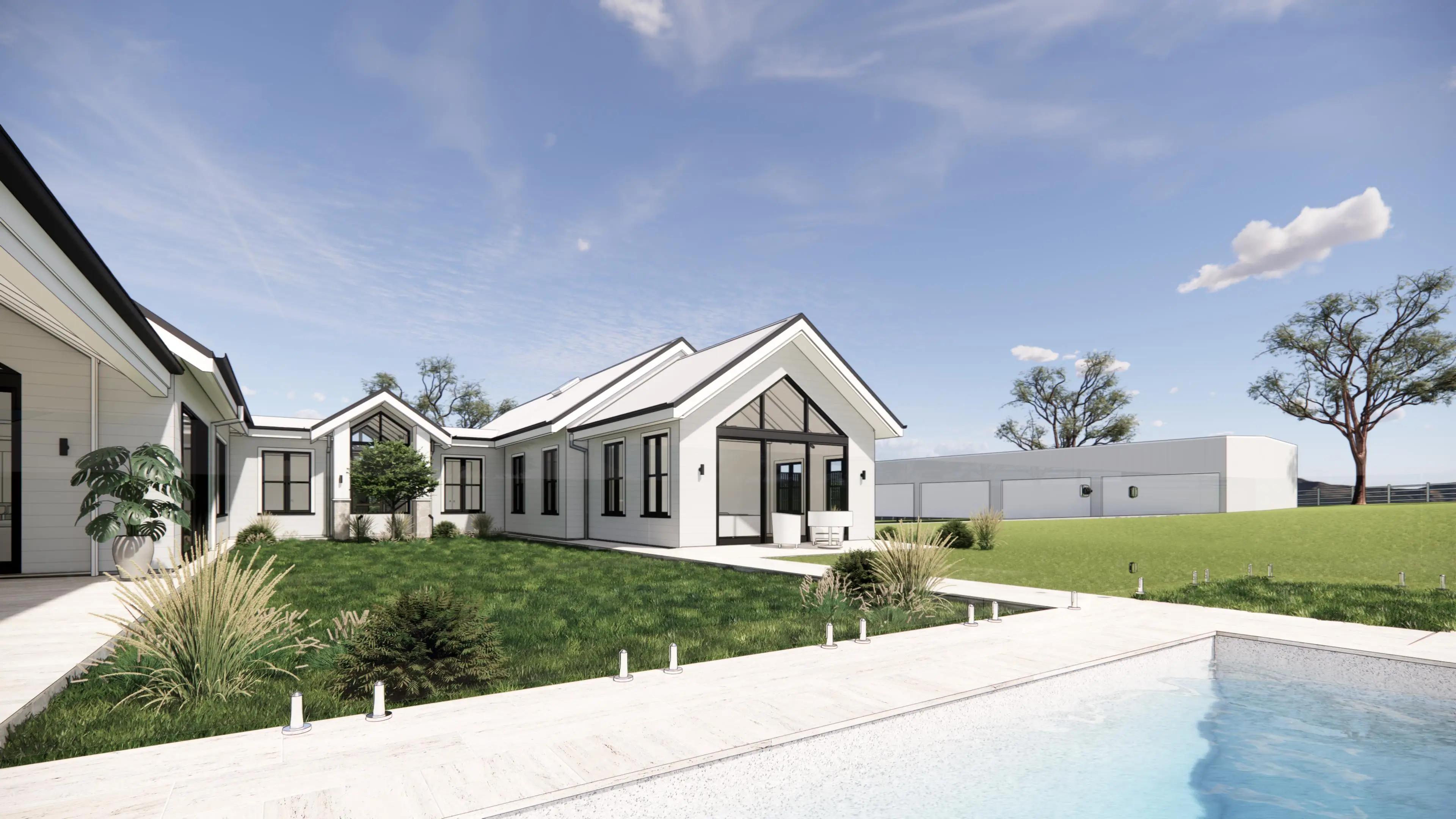 Davison House concept render by Invilla Architecture