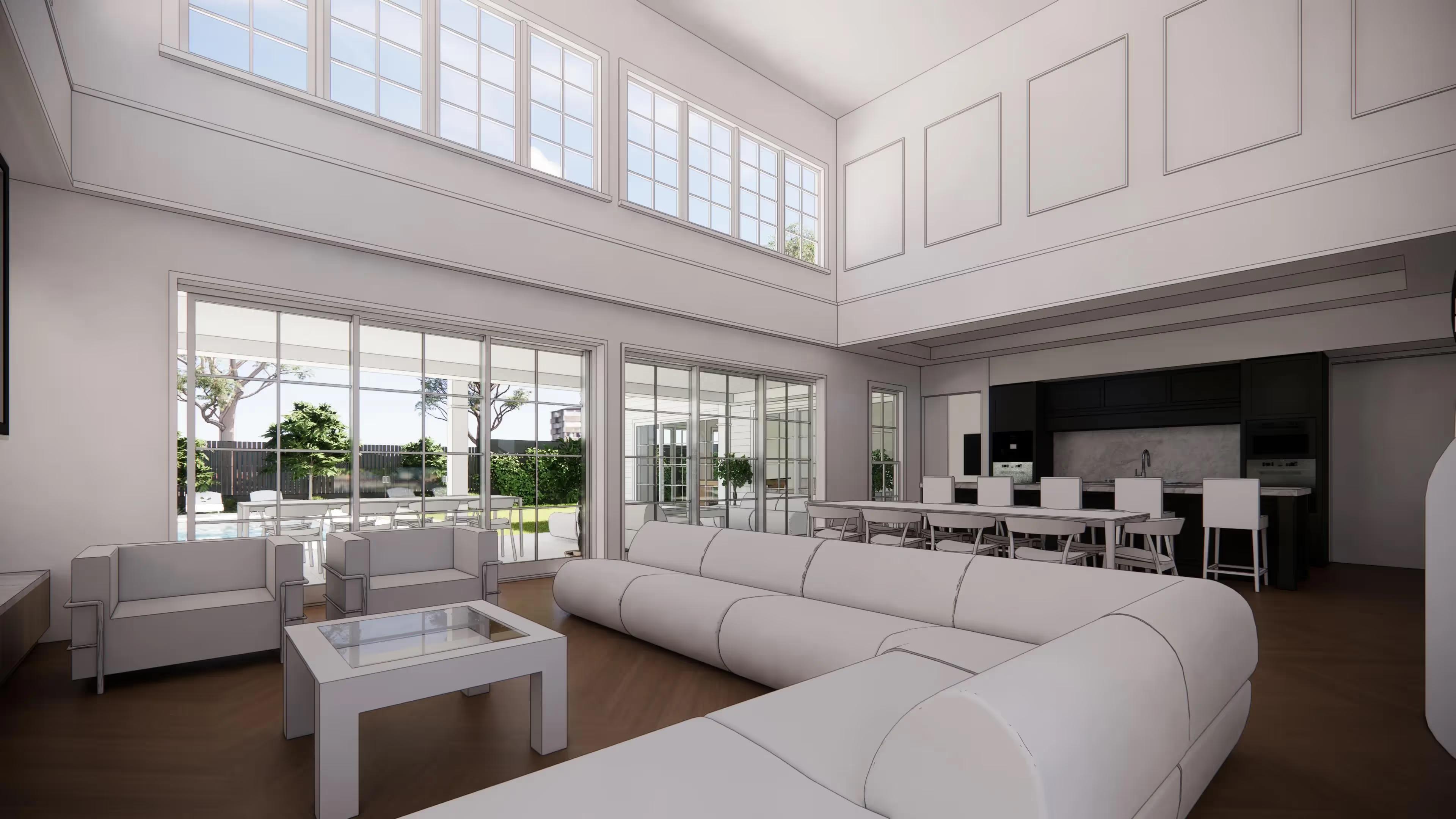 Barton Road Residence concept render by Invilla Architecture
