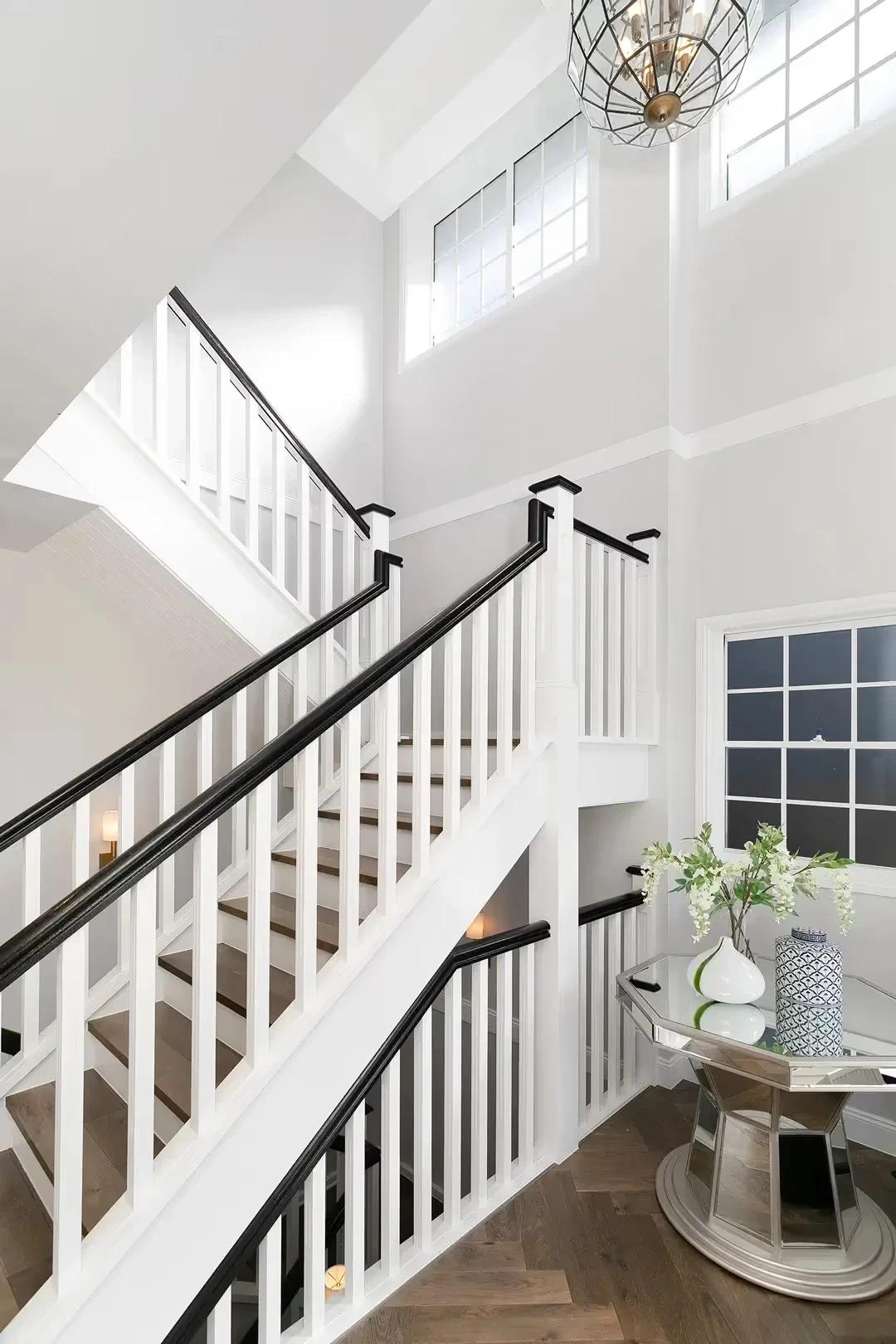 Statement staircase in this three-storey home in Toowong 