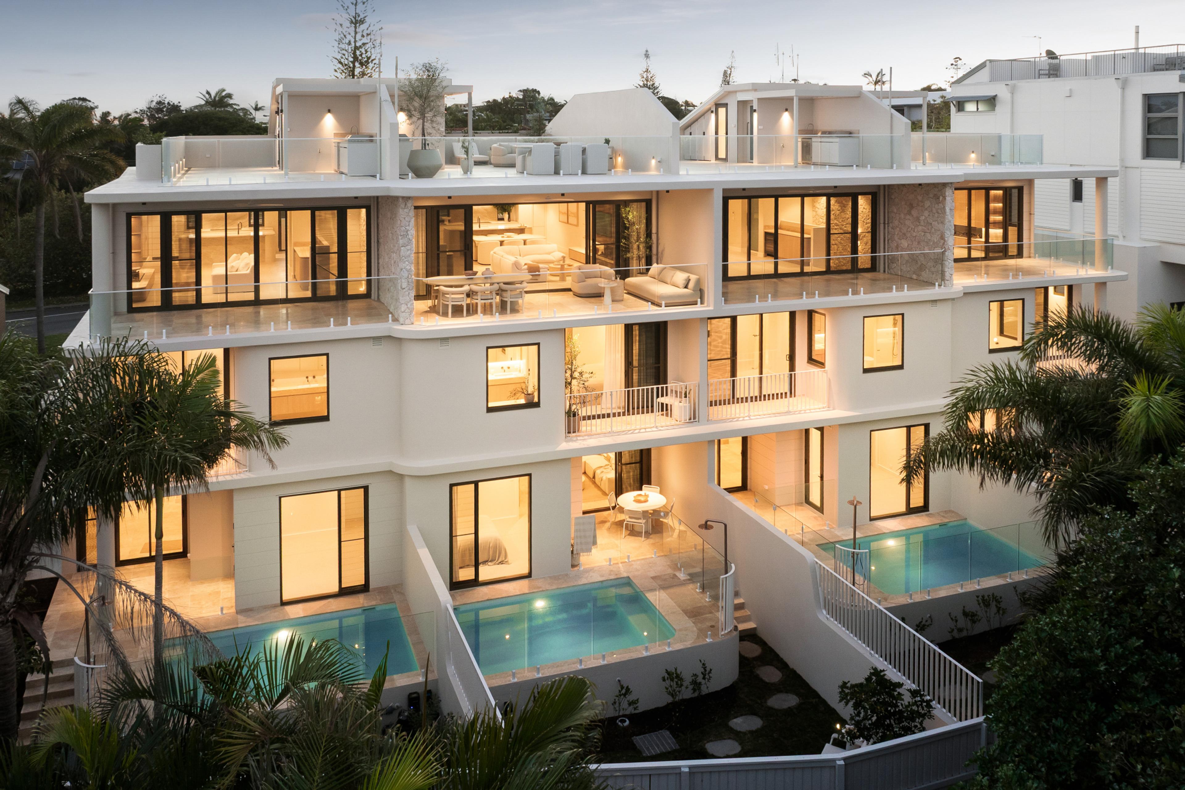 Sunshine, a small scale development in Sunshine Beach by Invilla Architecture