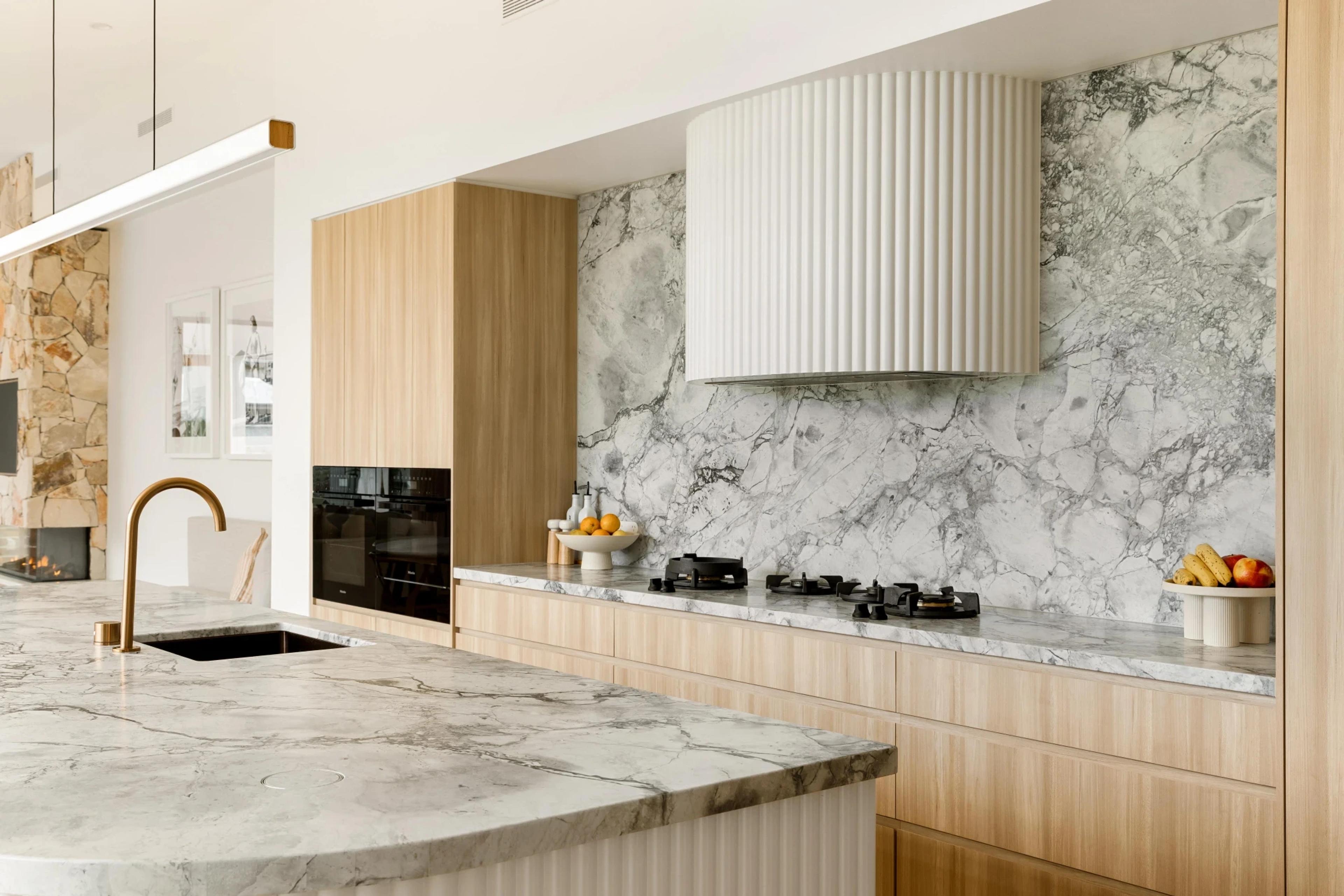 Luxury Kitchen Splashback in a high-end home