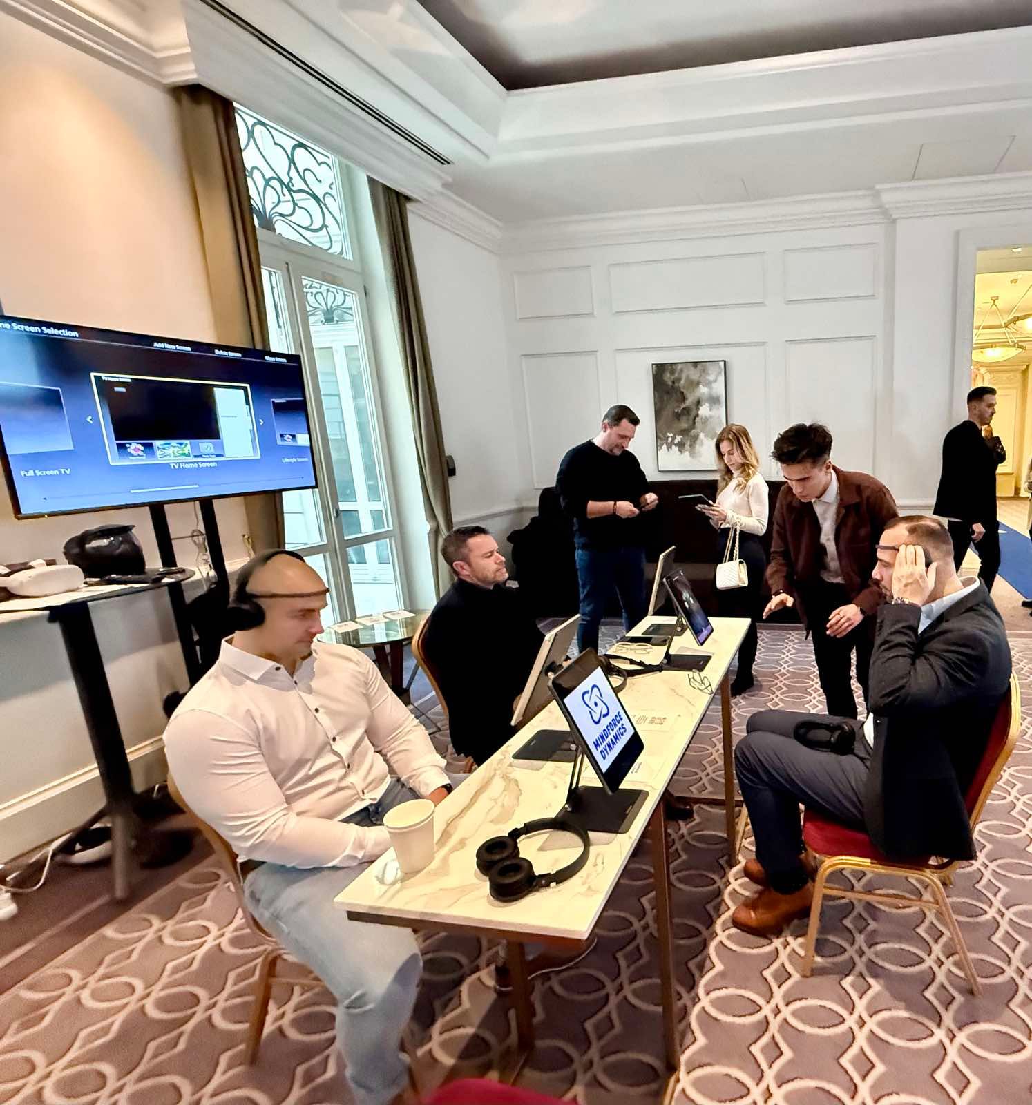 Mindforce Dynamics stand a Forbes 30 sikeres magyar 30 alatt rendezvényen