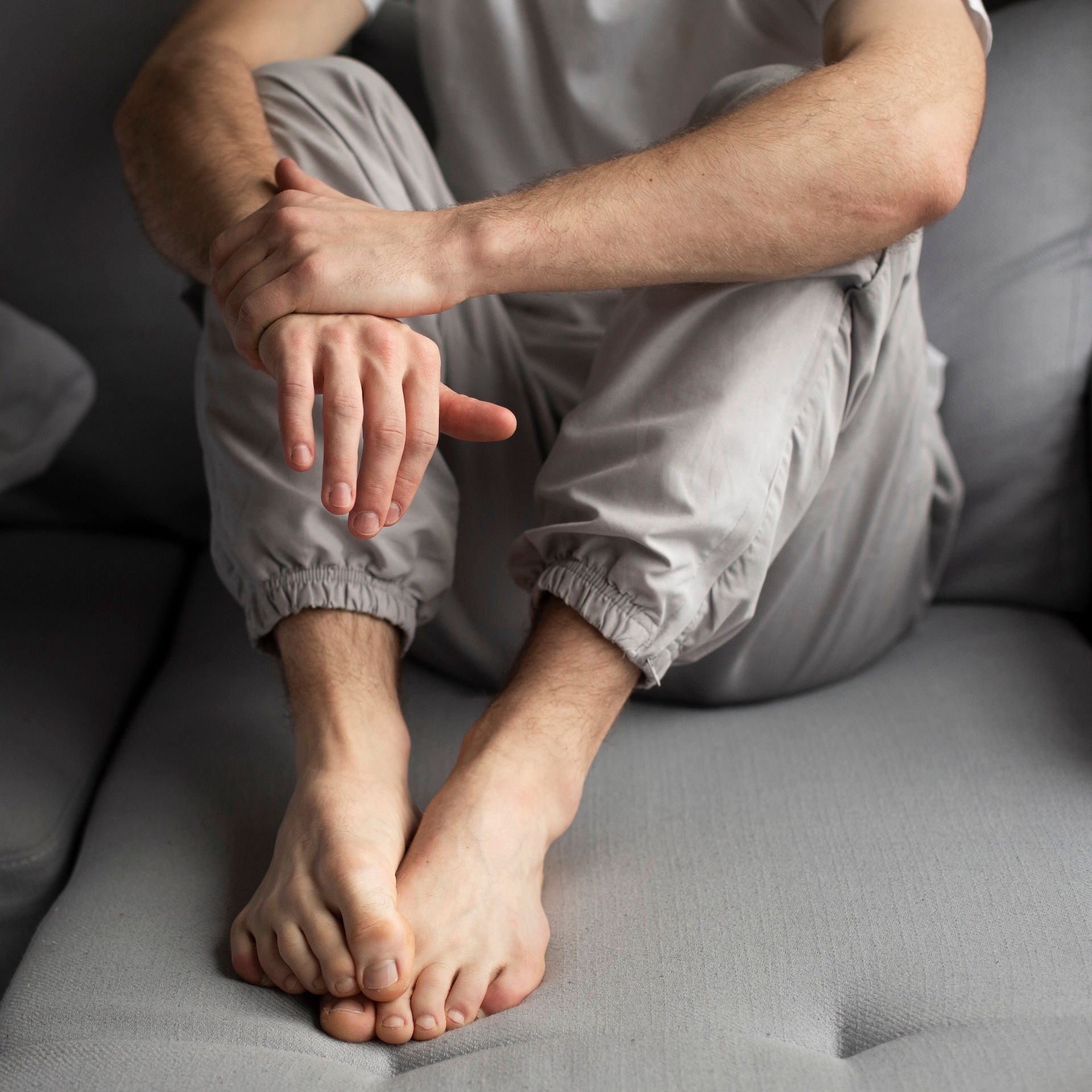 Illustration of Morton’s neuroma in the foot