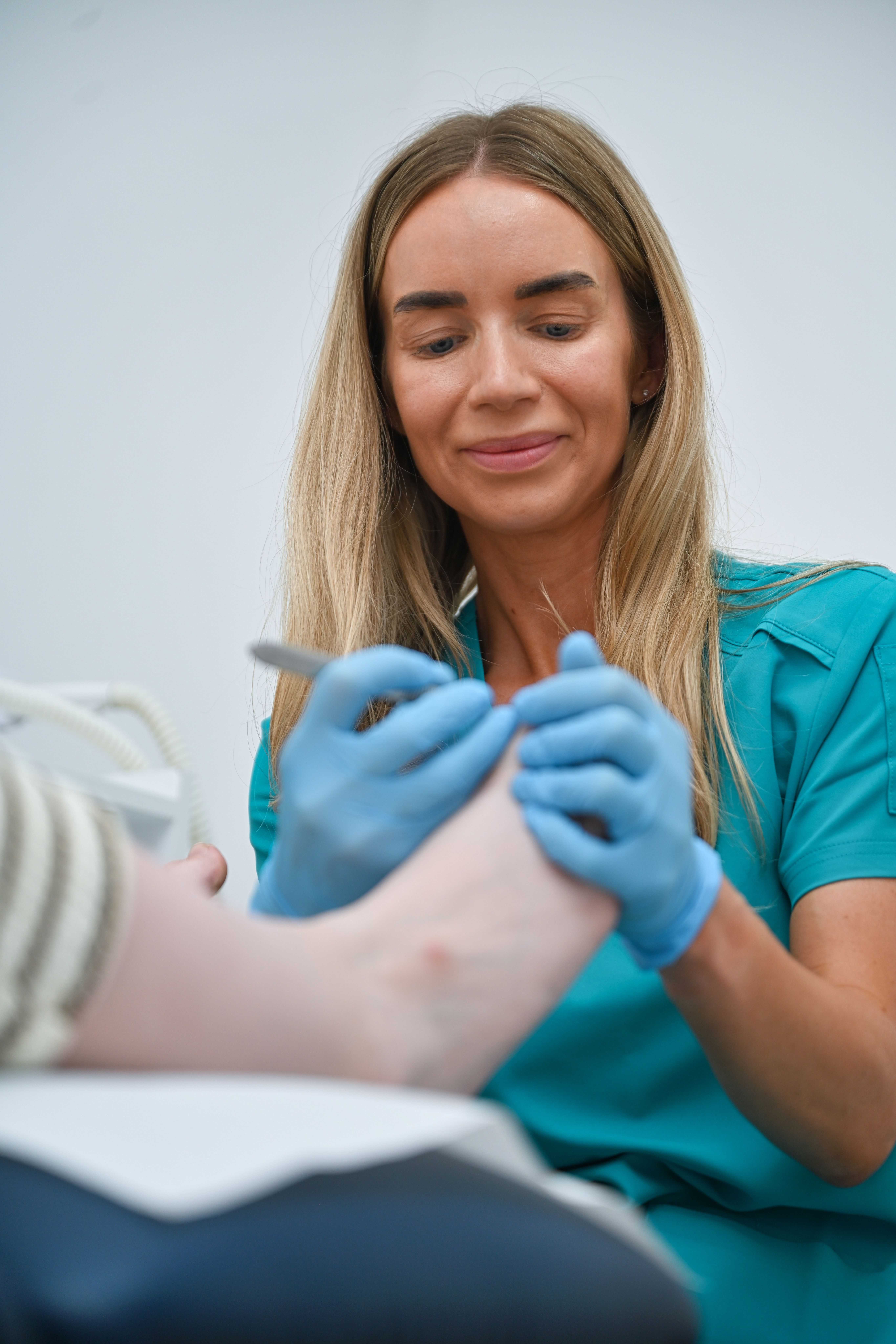 Professional footcare treatment