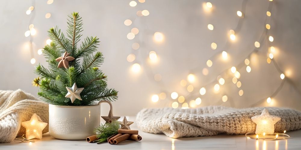 Festive Christmas decorations