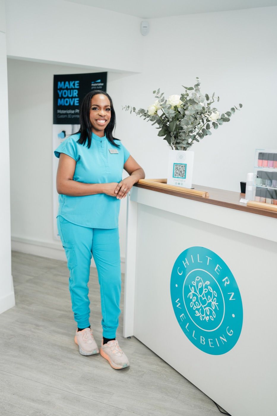 A welcoming space for children at the clinic