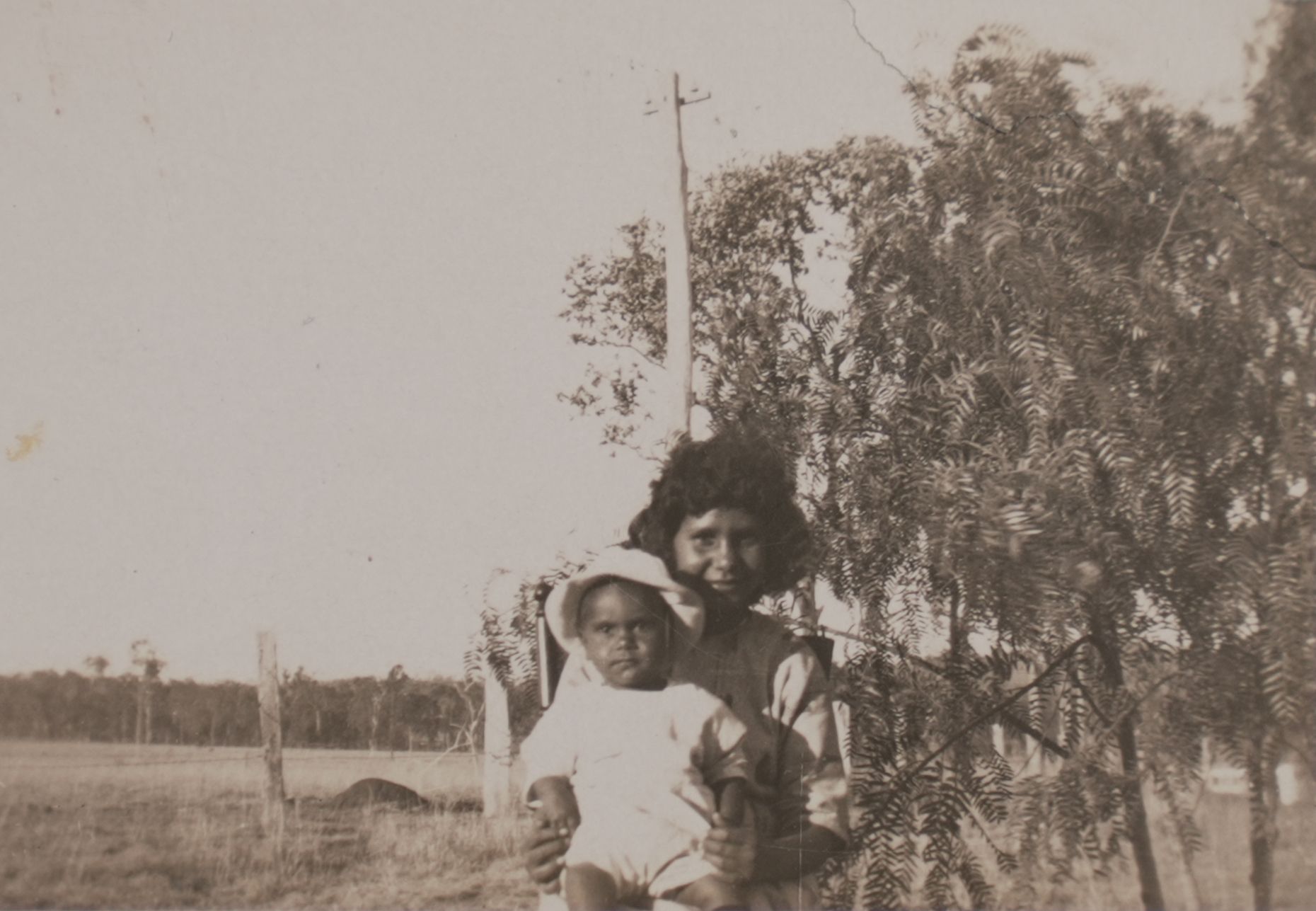 Harold Blair as a baby with his mother