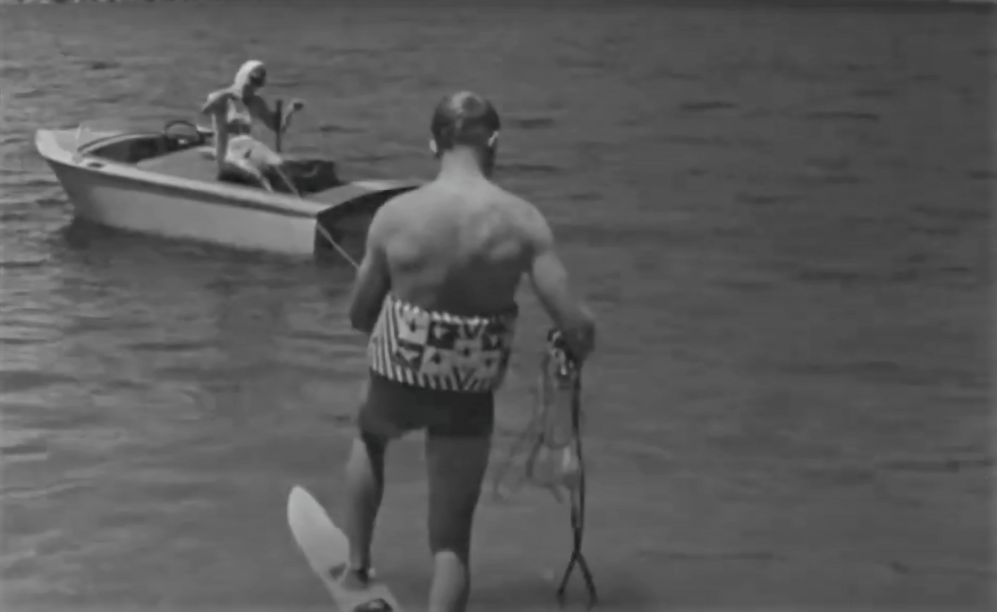 Screenshot from the film Burrinjuck Dam