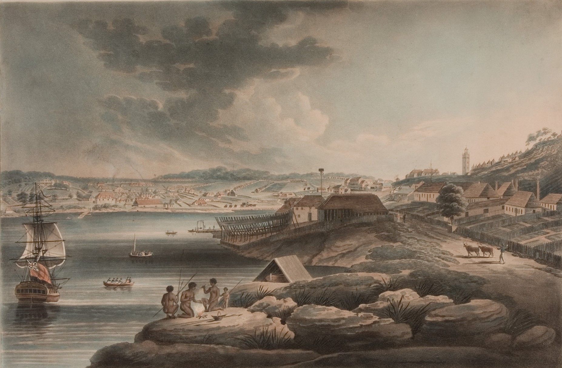 A View of Sydney Cove, New South Wales, 1804.