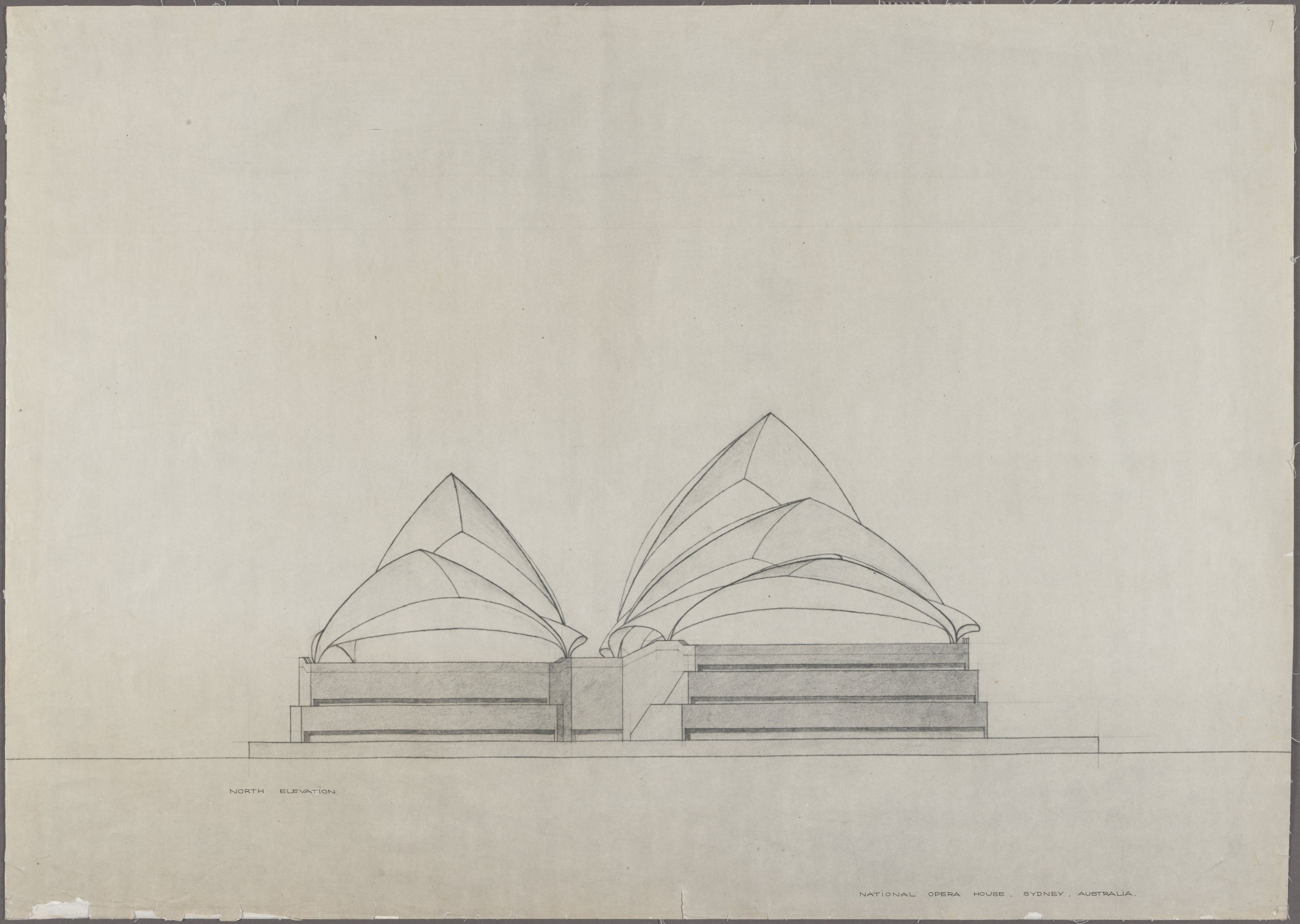 sydney opera house sketch