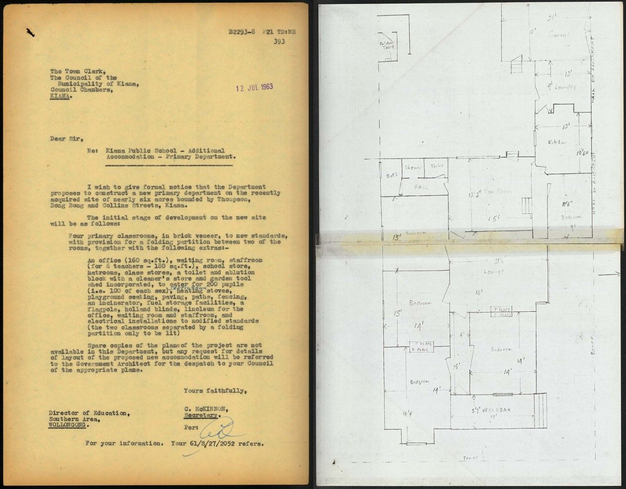 page and plan from the file