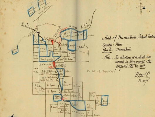 screenshot of page from digitised school file
