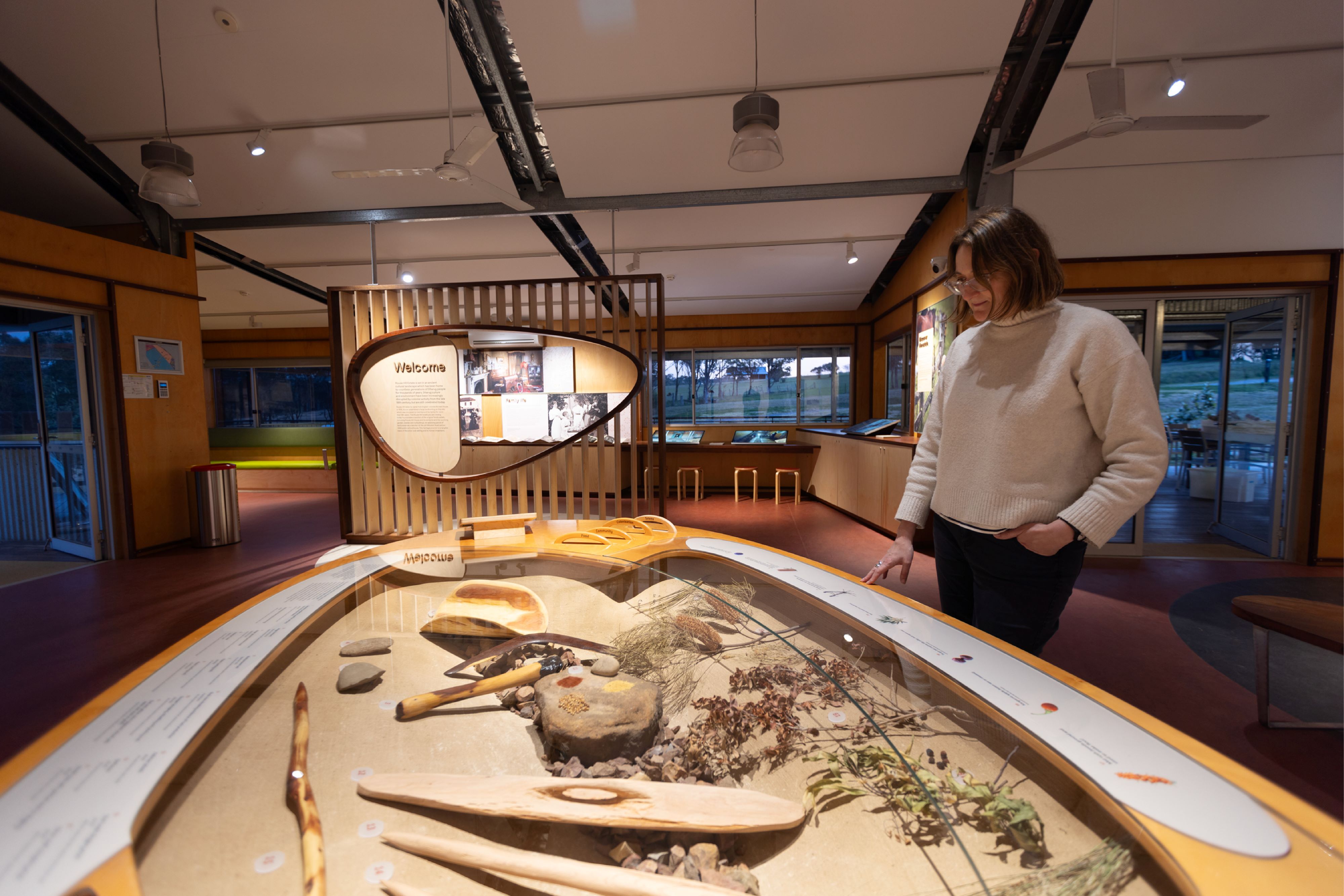 The refreshed visitor centre at Rouse Hill Estate 