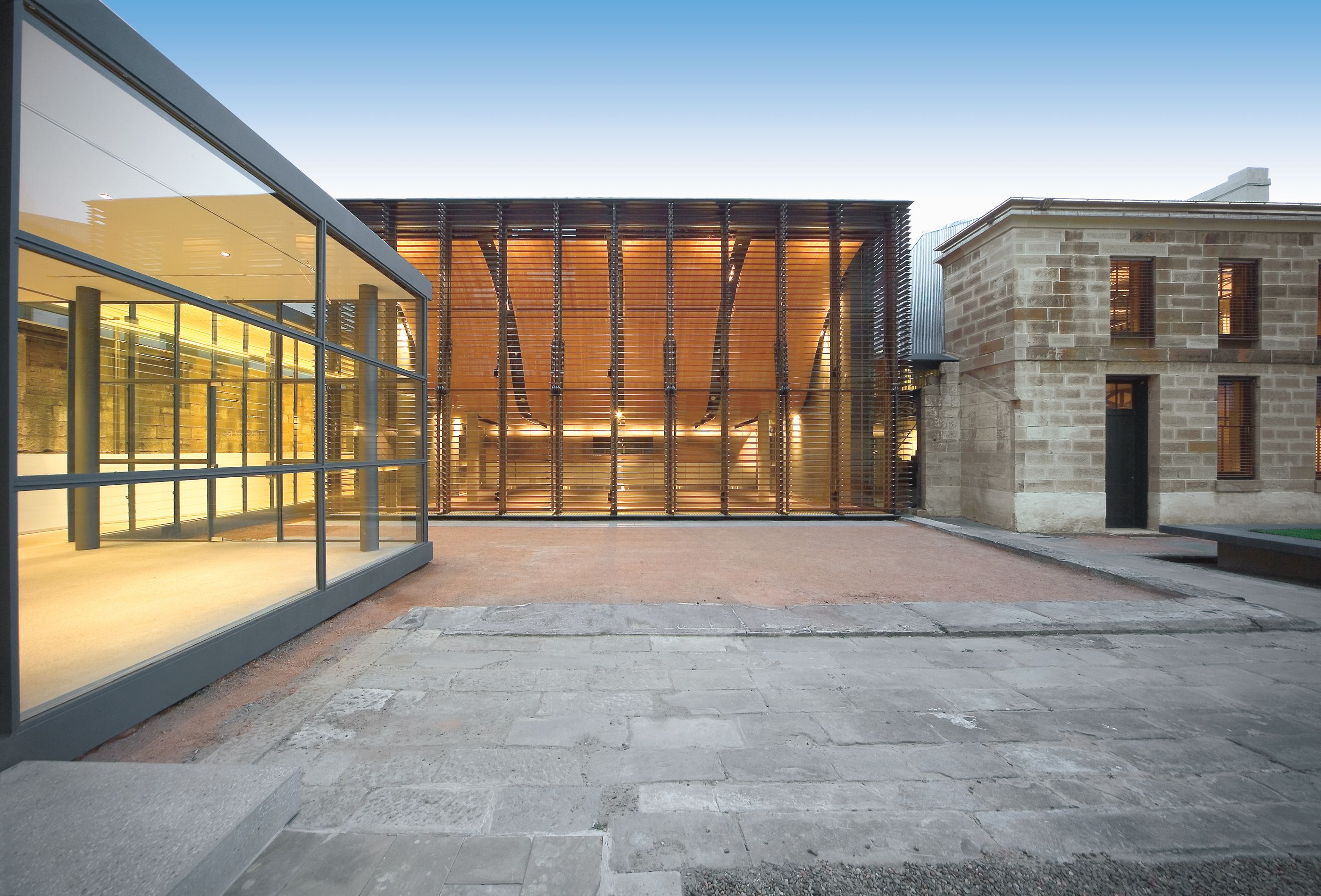 Exterior of the atrium following the completion of works in 2004