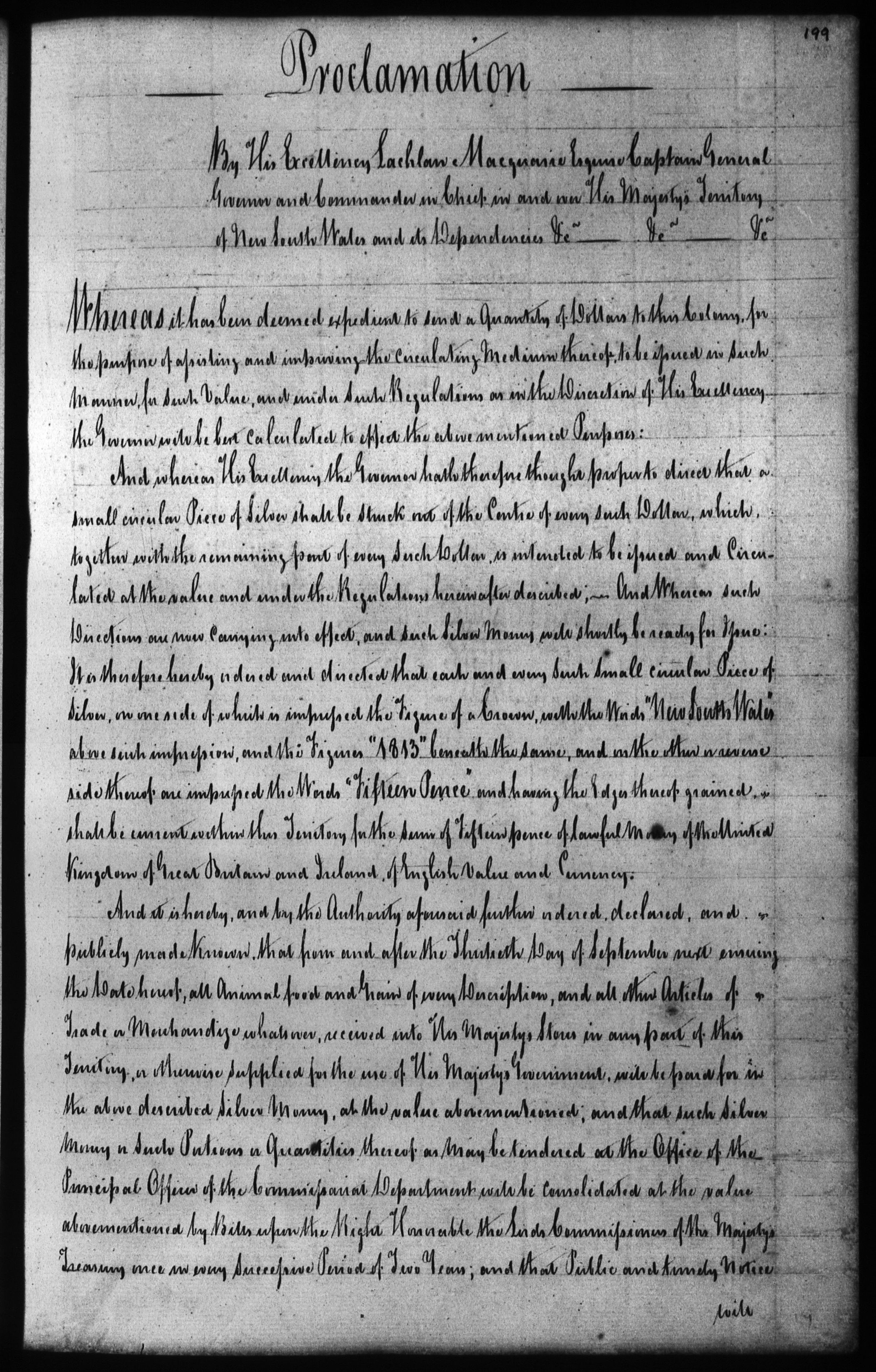 Handwritten document dated 1813