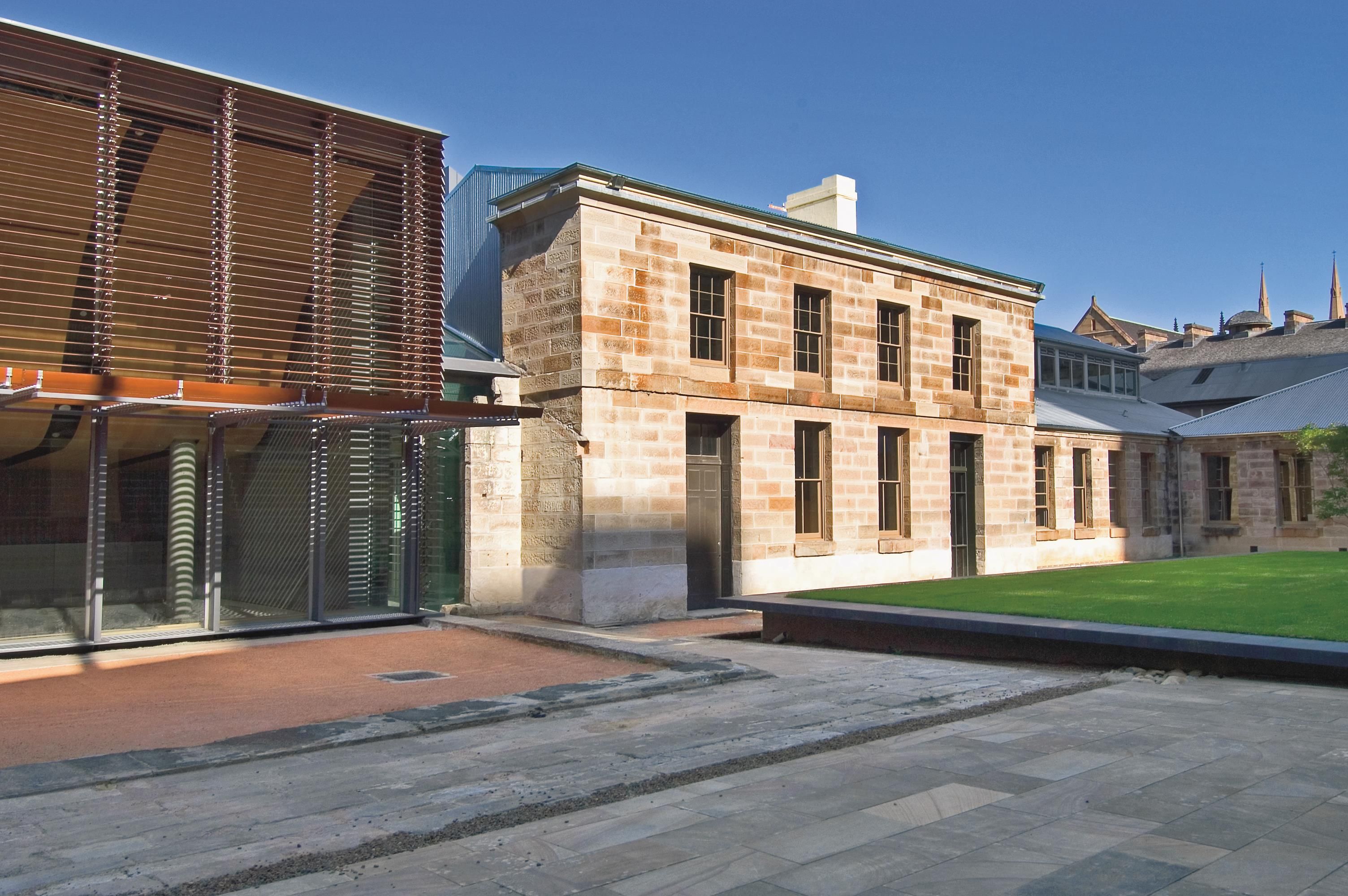 View of The Mint from the courtyard after completion of works in 2004