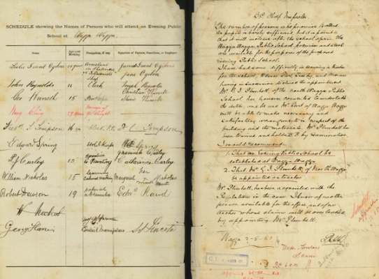 digitised school file