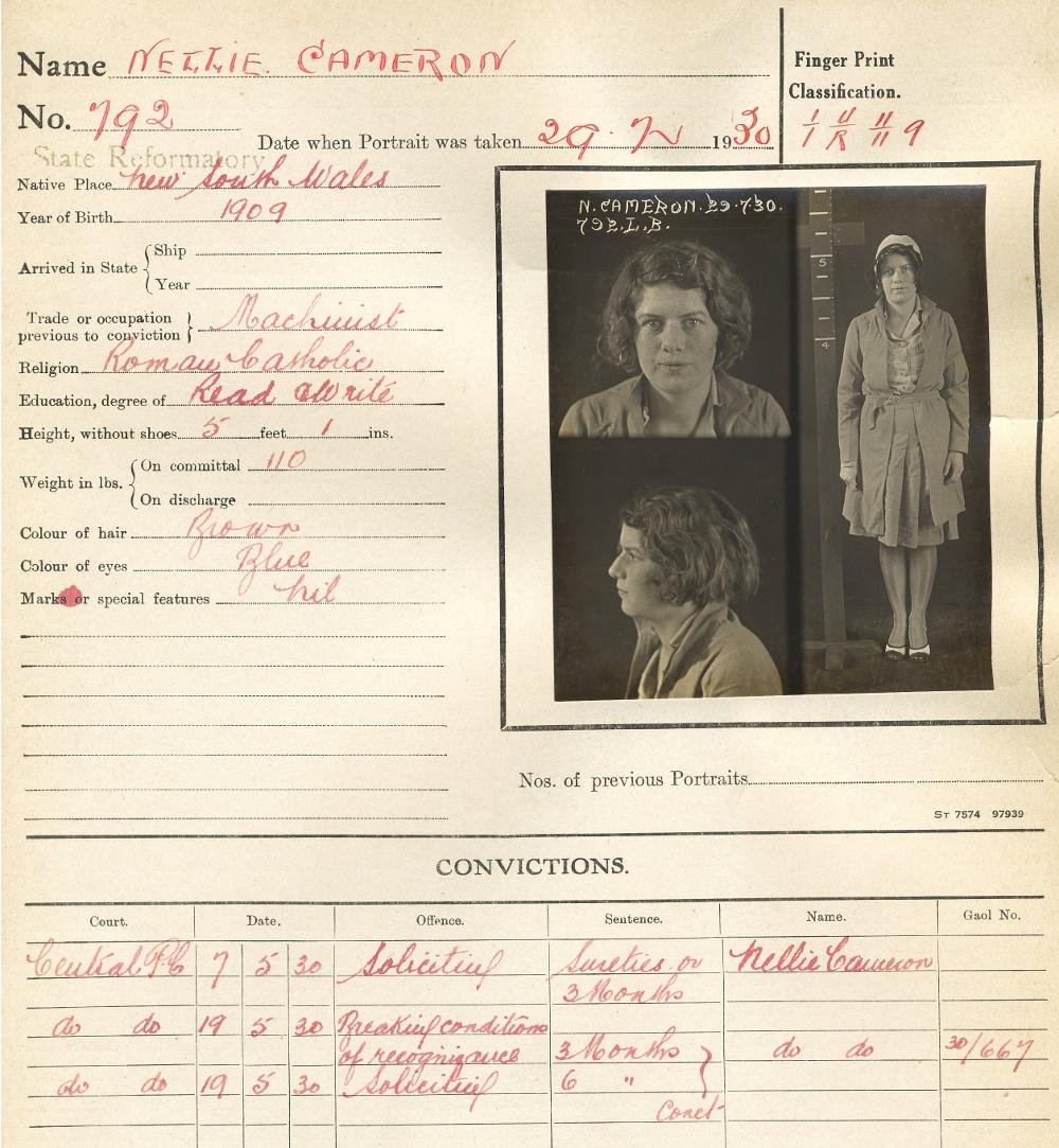 Mugshots and conviction record of Nellie Cameron