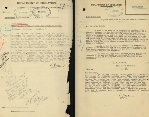 digitised school file