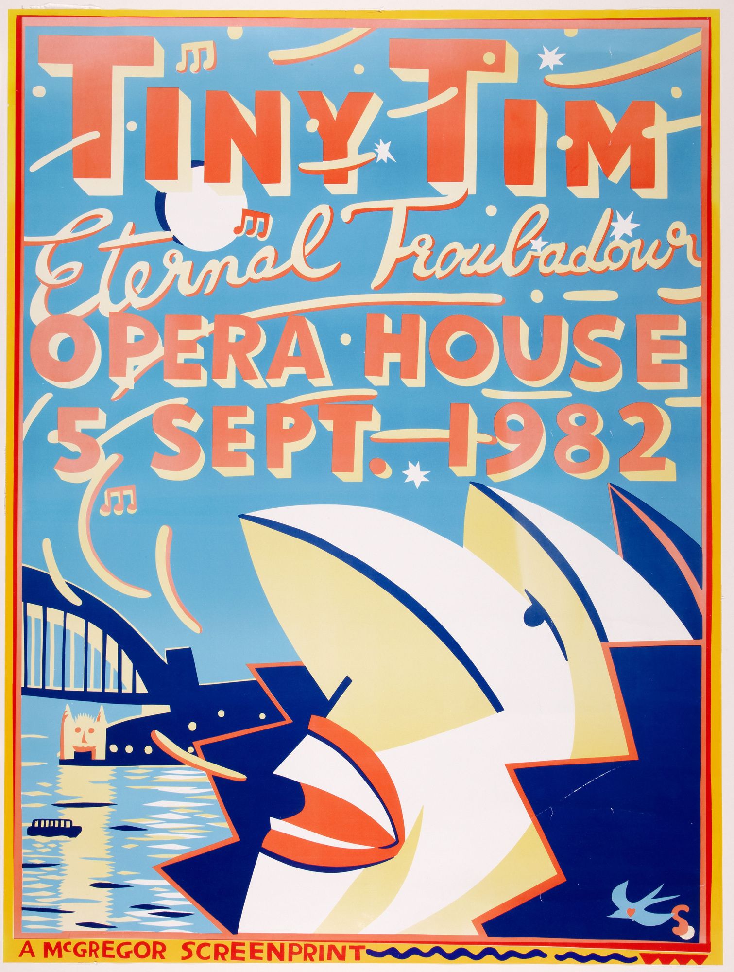 Poster for Tiny Tim by Martin Sharp