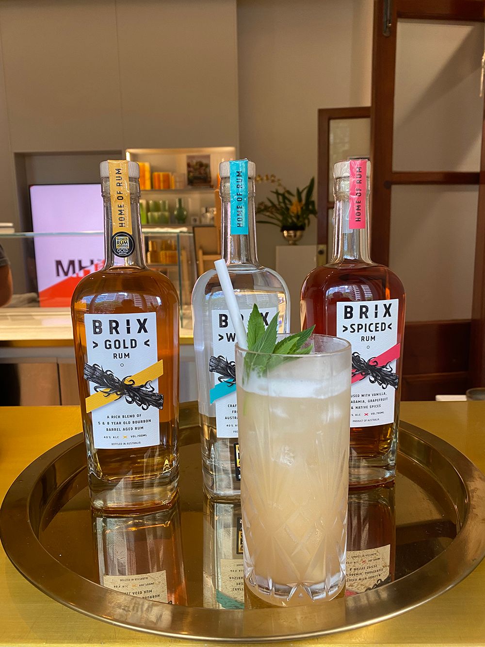 Brix Distillery rum cocktails and spirits