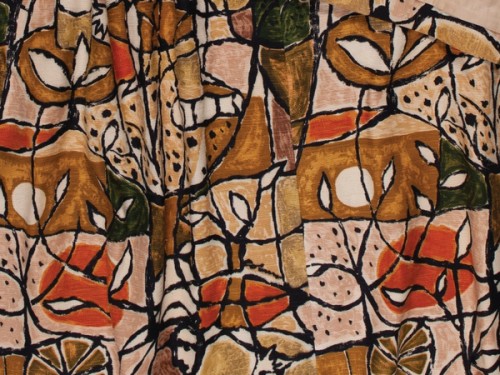 Image of a colourful piece of fabric