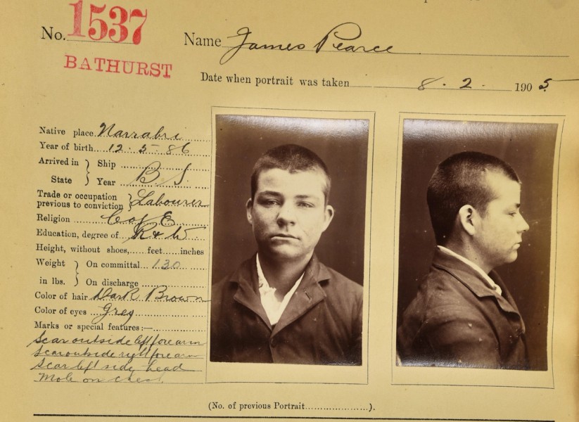mugshot of adolescent