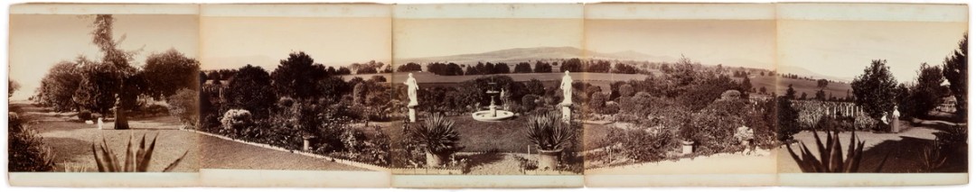 Turanville near Scone, a view of the grounds from the front of the house