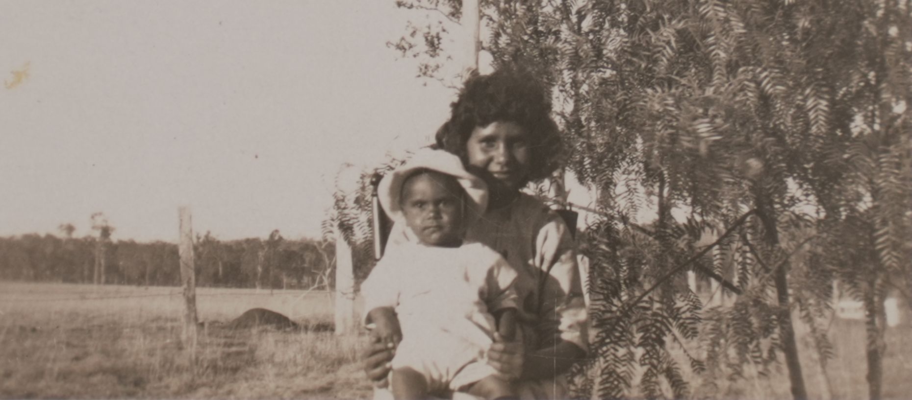 Harold Blair as a baby with his mother
