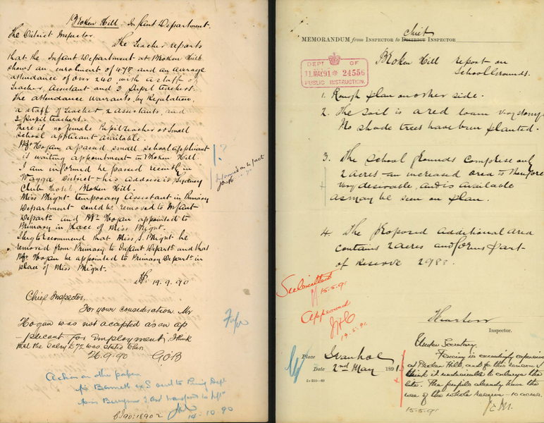 thumbnail of digitised school file