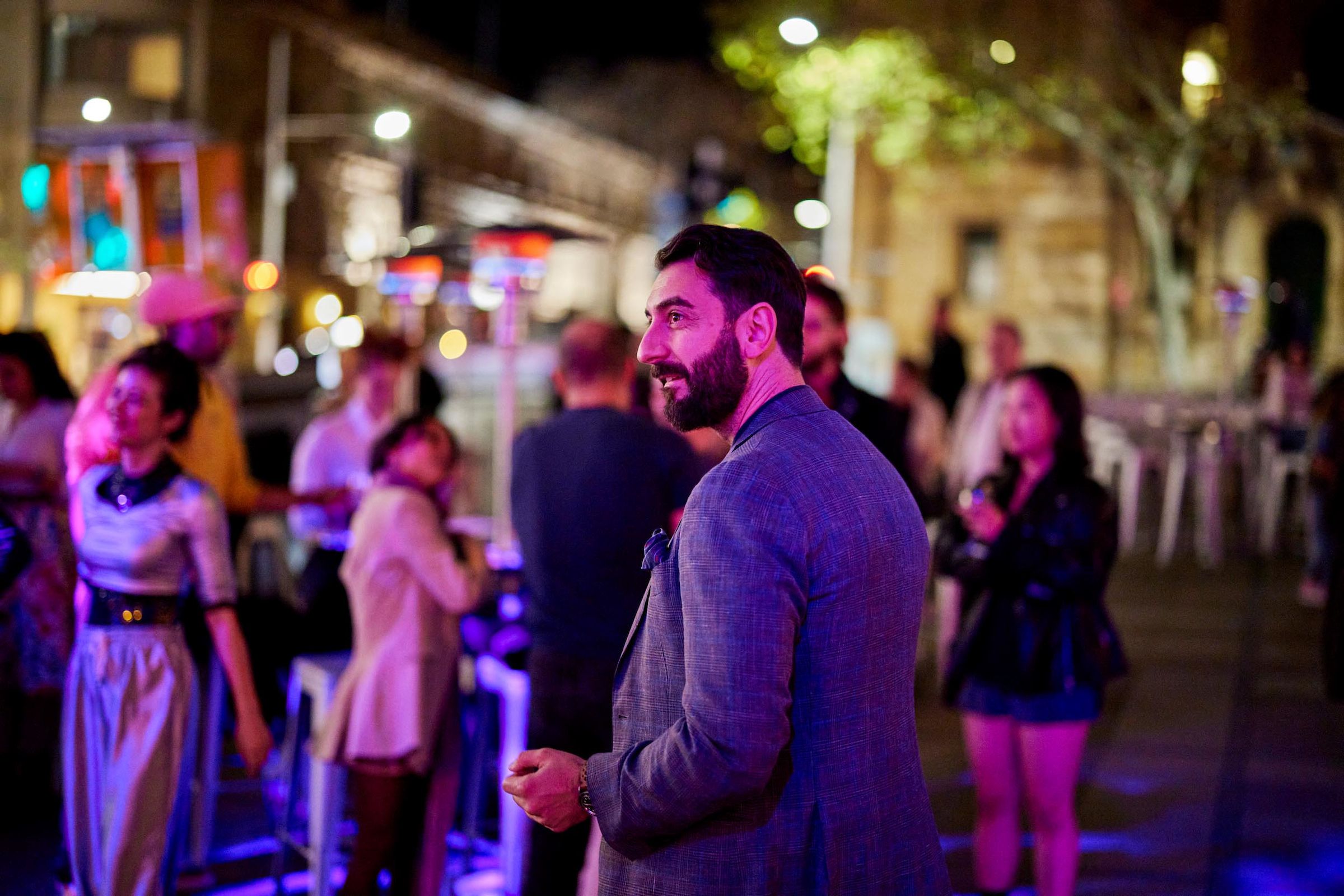 Visitors at The People’s House: Up Late event at the Museum of Sydney