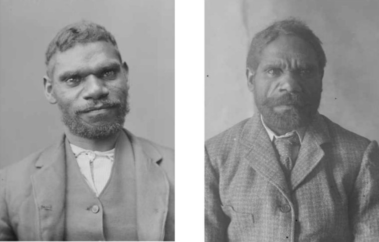 Gaol photos of Willie and Jacky