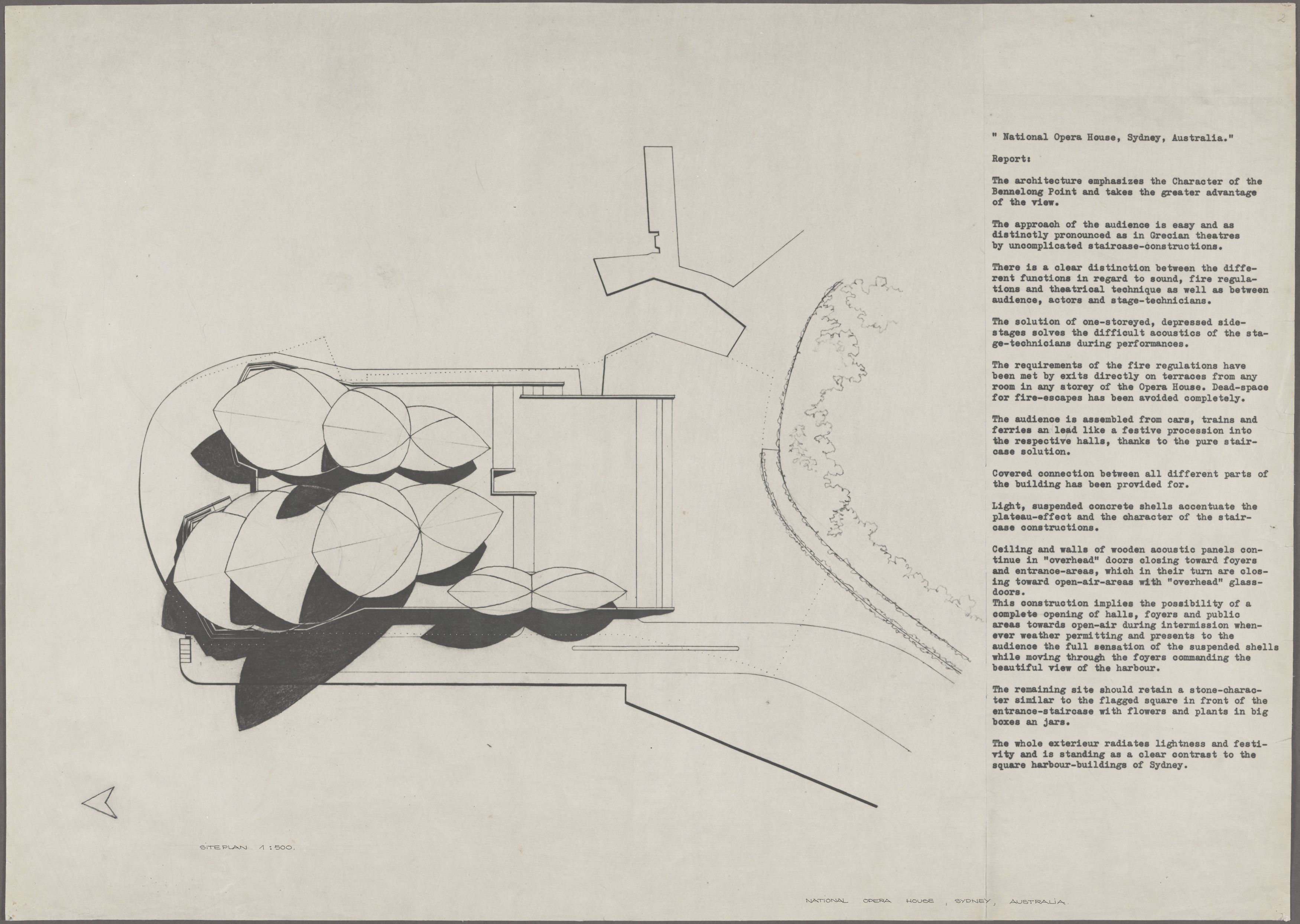 Plan of the site