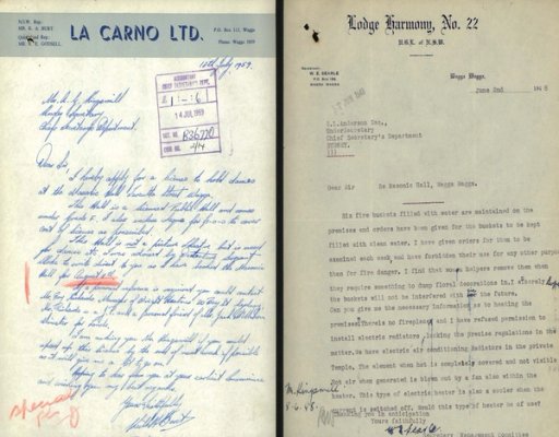 screenshot of page from digitised school file