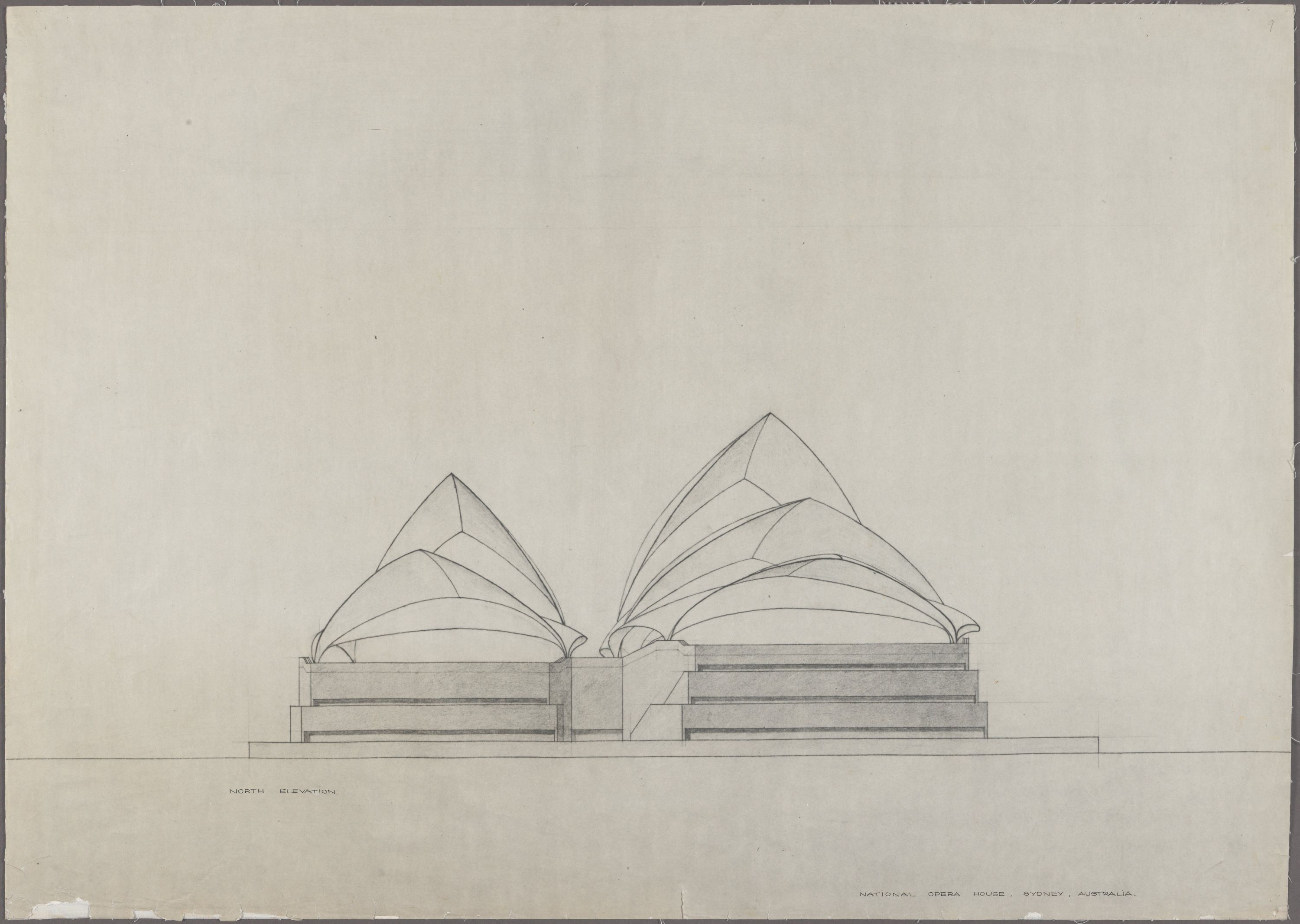 Plan of the north elevation 