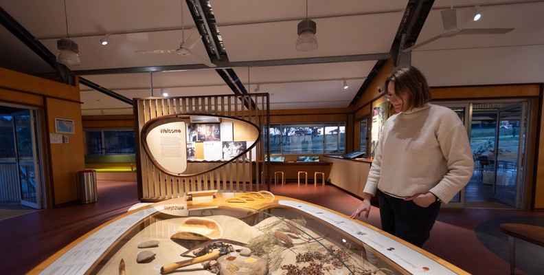 The refreshed visitor centre at Rouse Hill Estate