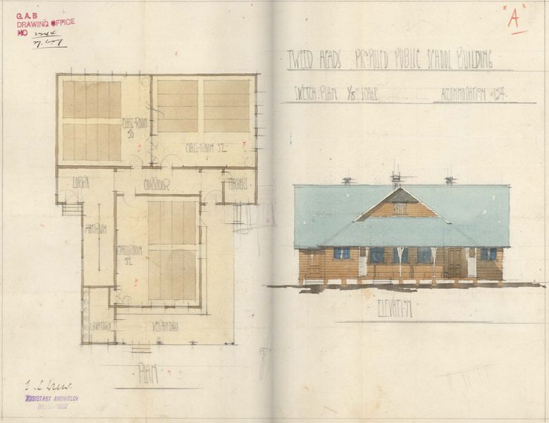 screenshot of page from digitised school file