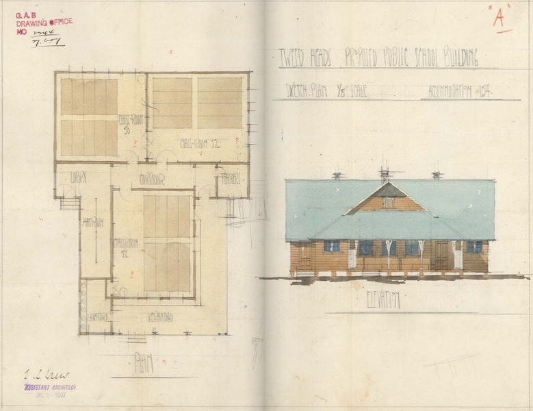 screenshot of page from digitised school file