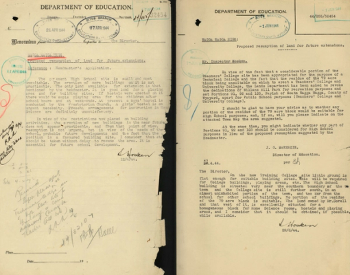 digitised school file