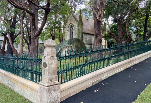 Wentworth Mausoleum perimeter fence