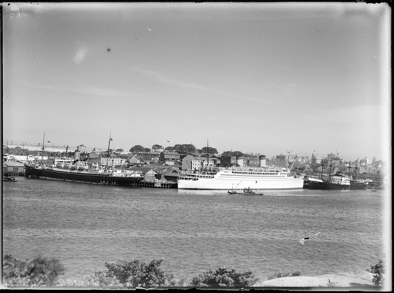 Ships at Millers Point 1936