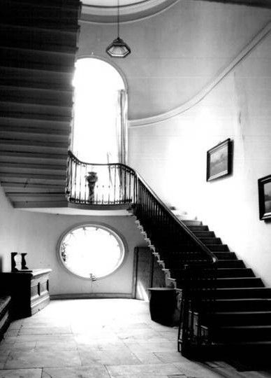 The staircase of Hayes’s manor house, Vernon Mount, Cork, Ireland, c1960. 