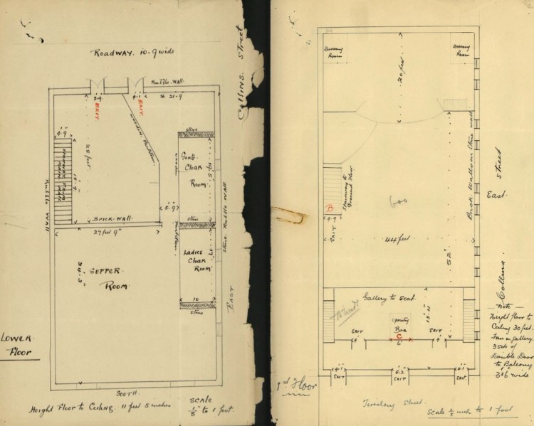 page from the theatre file