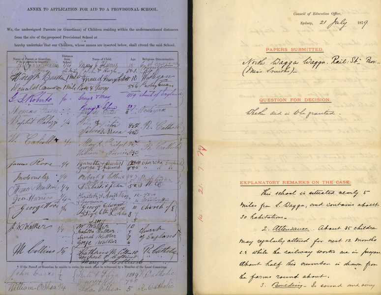 digitised school file