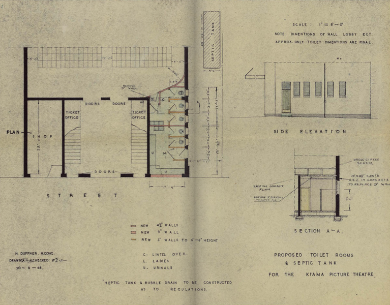 screenshot of digitised theatres file