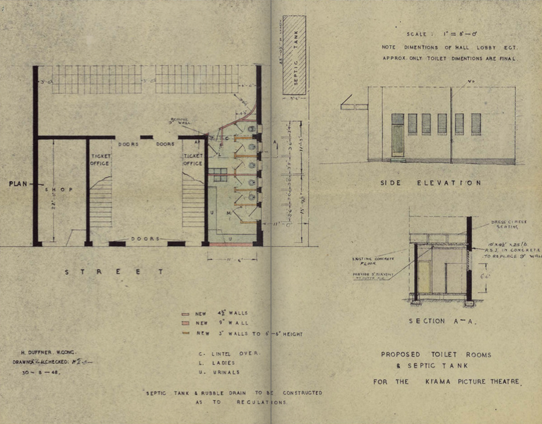 screenshot of digitised theatres file
