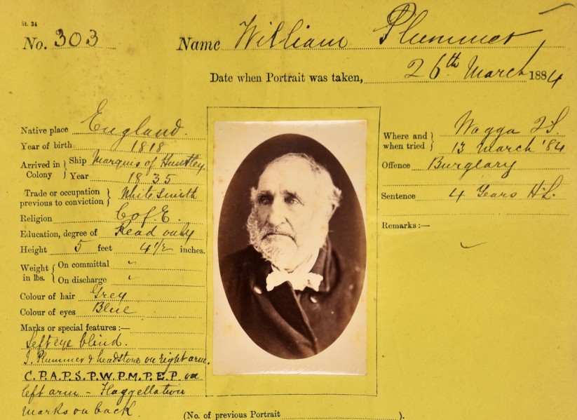 Gaol photo of William Plummer